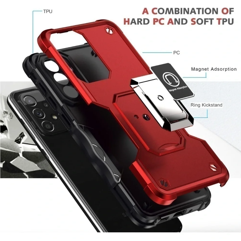 SAMSUNG Galaxy A33 5G Case,with 2 pack Tempered Glass Screen Protector pink NWT